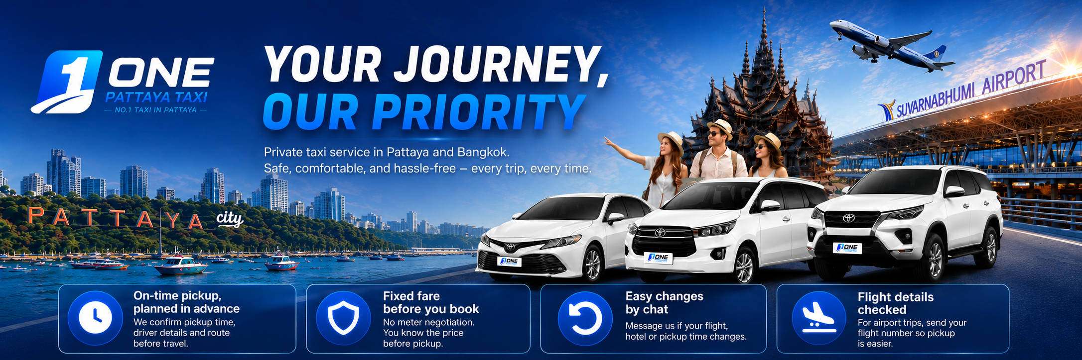 One Pattaya Taxi — why travelers book with us
