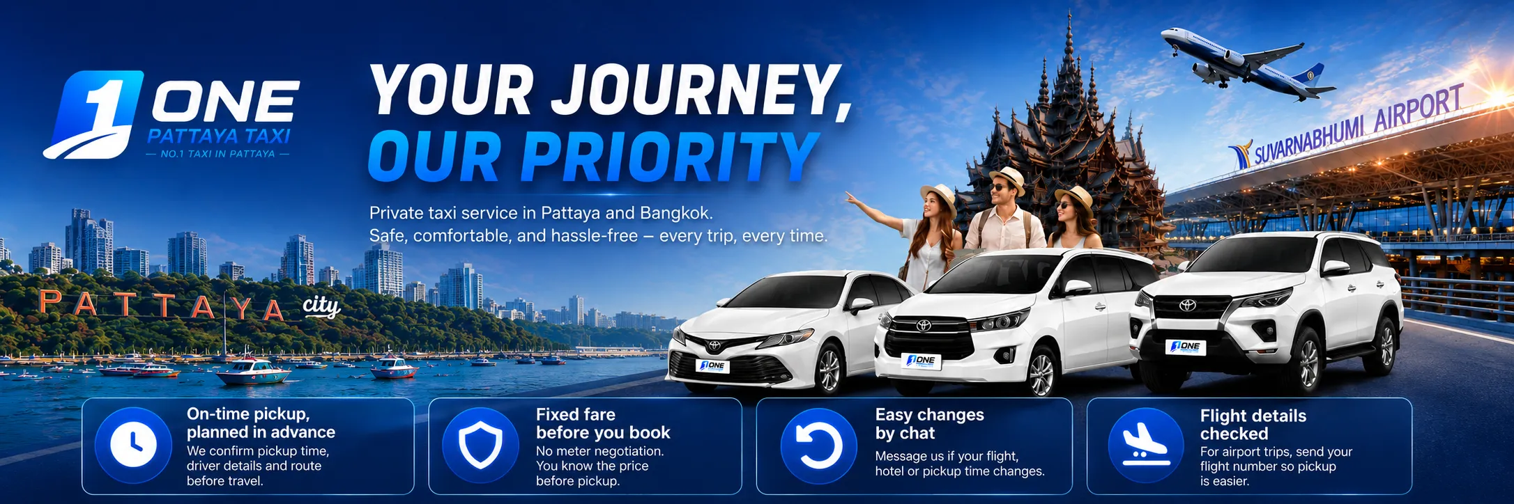 One Pattaya Taxi â€” why travelers book with us