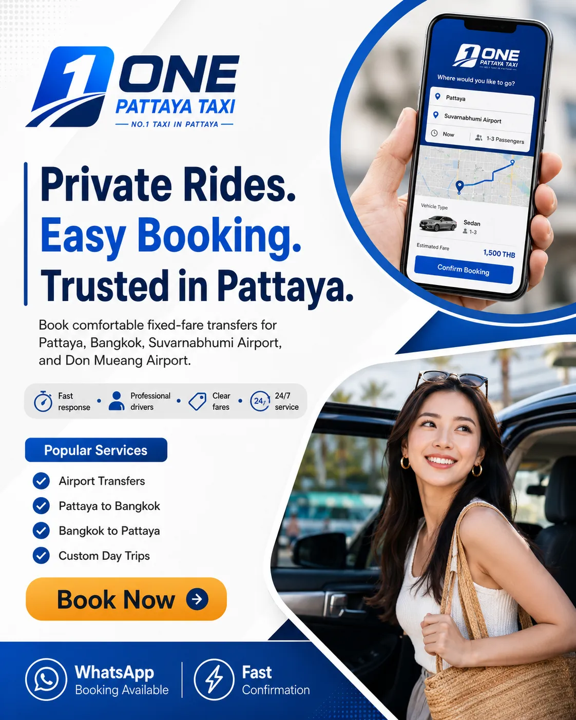 One Pattaya Taxi private transfer service